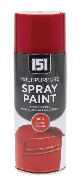 151 All Purpose Red Gloss Spray Paint 400ml