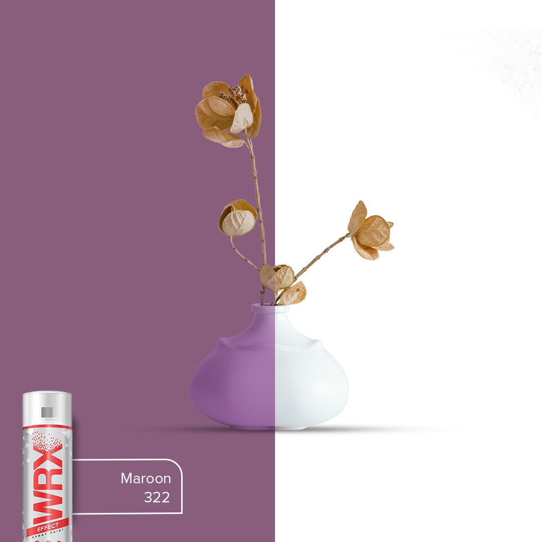 WRX Flat Maroon 322 Spray Paint 400ml