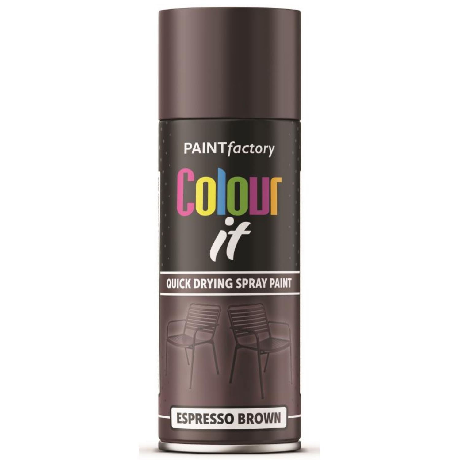 Paint Factory Espresso Brown Spray Paint 400ml