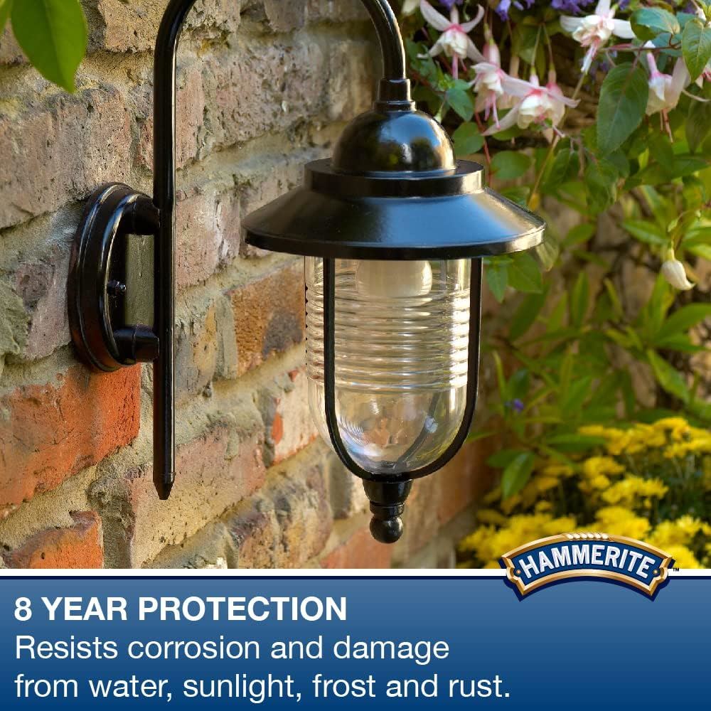 1X - Hammerite Smooth Silver Paint 750ml Direct to Rust Metal Paints