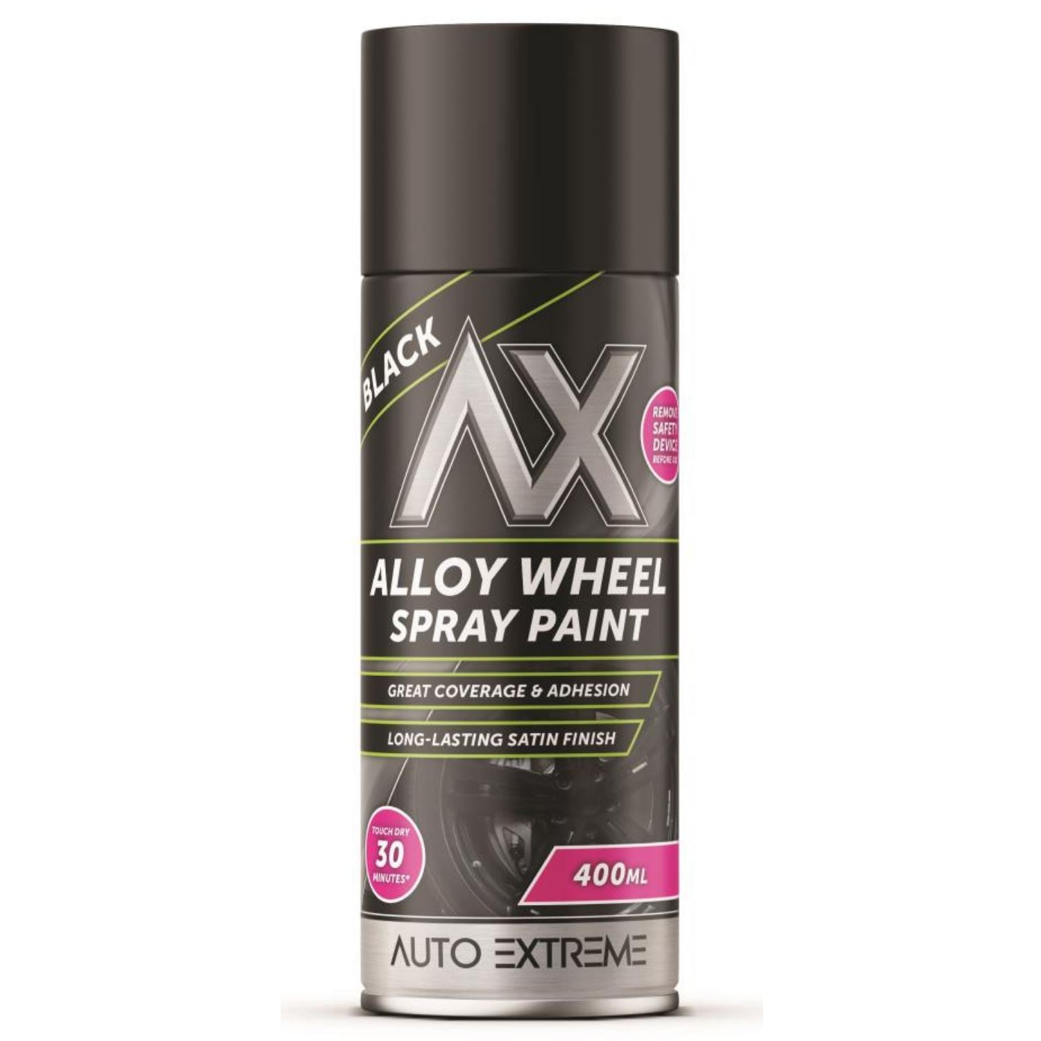 Black Alloy Wheel Spray Paint 300ml - Auto Extreme