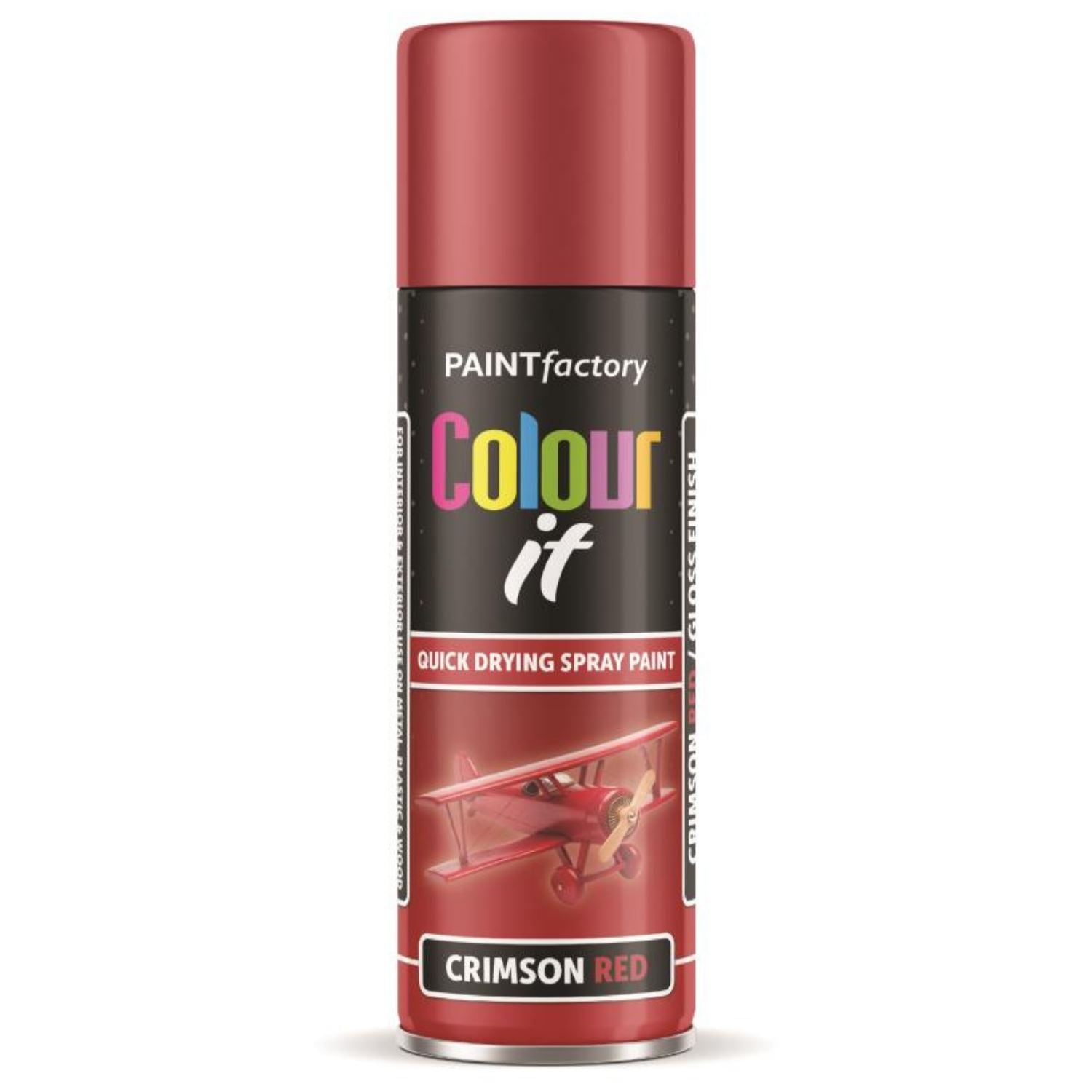 Paint Factory Crimson Red Spray Paint Aerosol 250ml