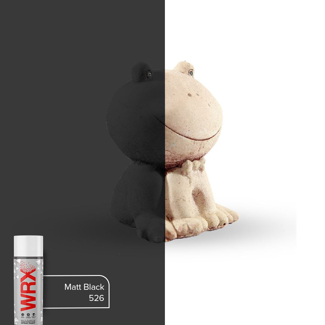 WRX Matt Black 526 Spray Paint Acrylic 400ml