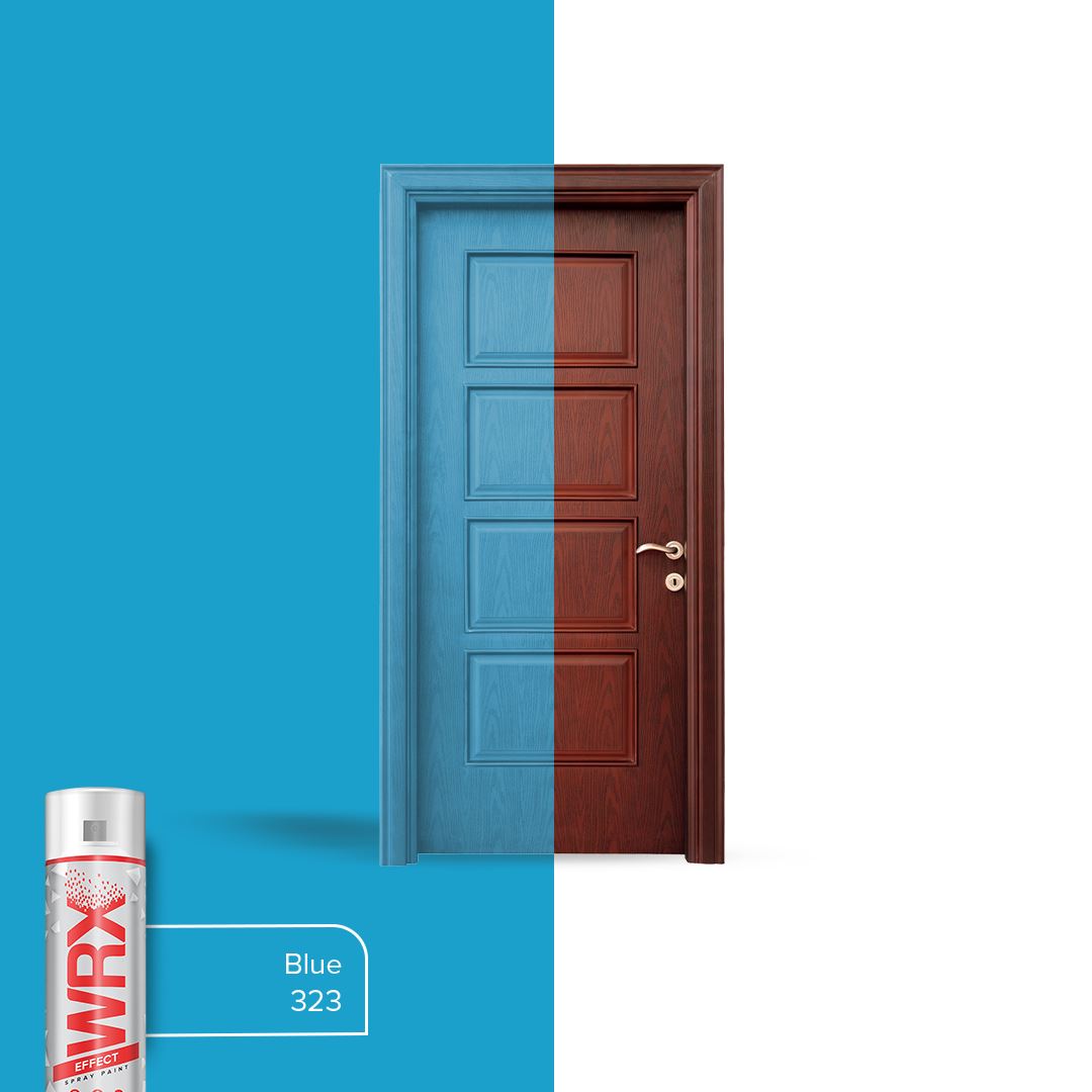 WRX Flat Blue 323 Spray Paint Acrylic 400ml