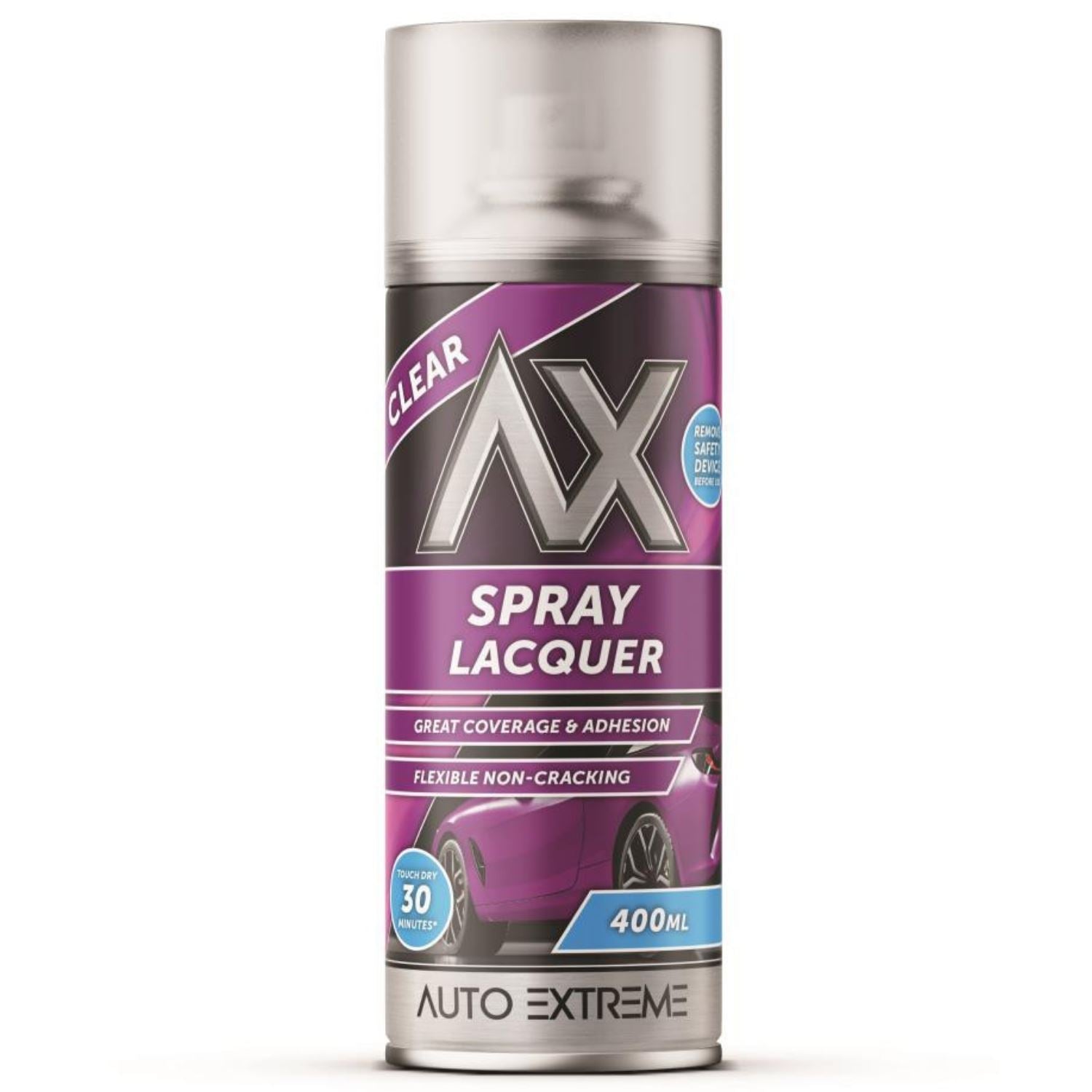 Clear Lacquer Spray Paint 400ml - Auto Extreme