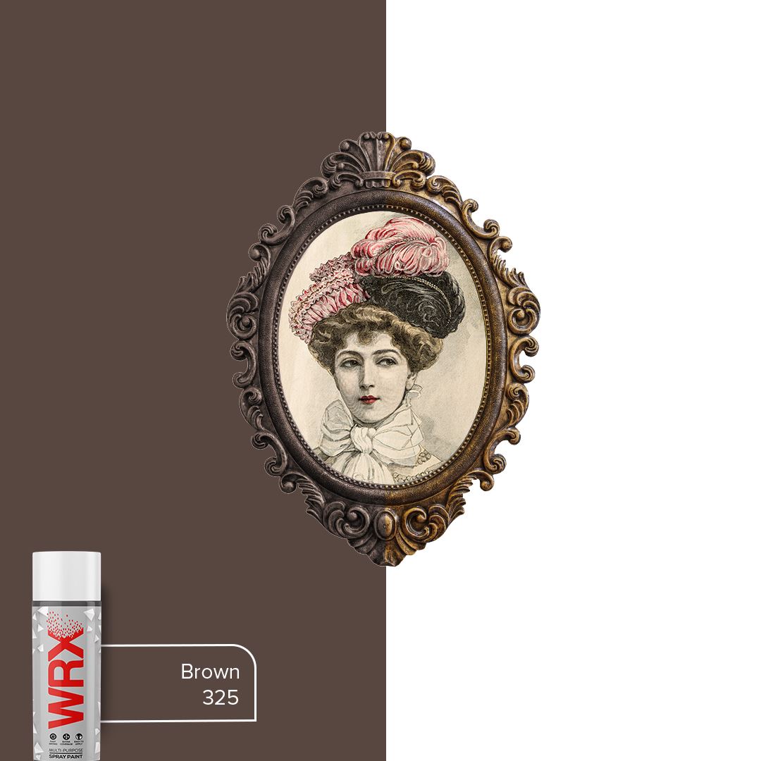 WRX Flat Brown 325 Spray Paint Acrylic 400ml