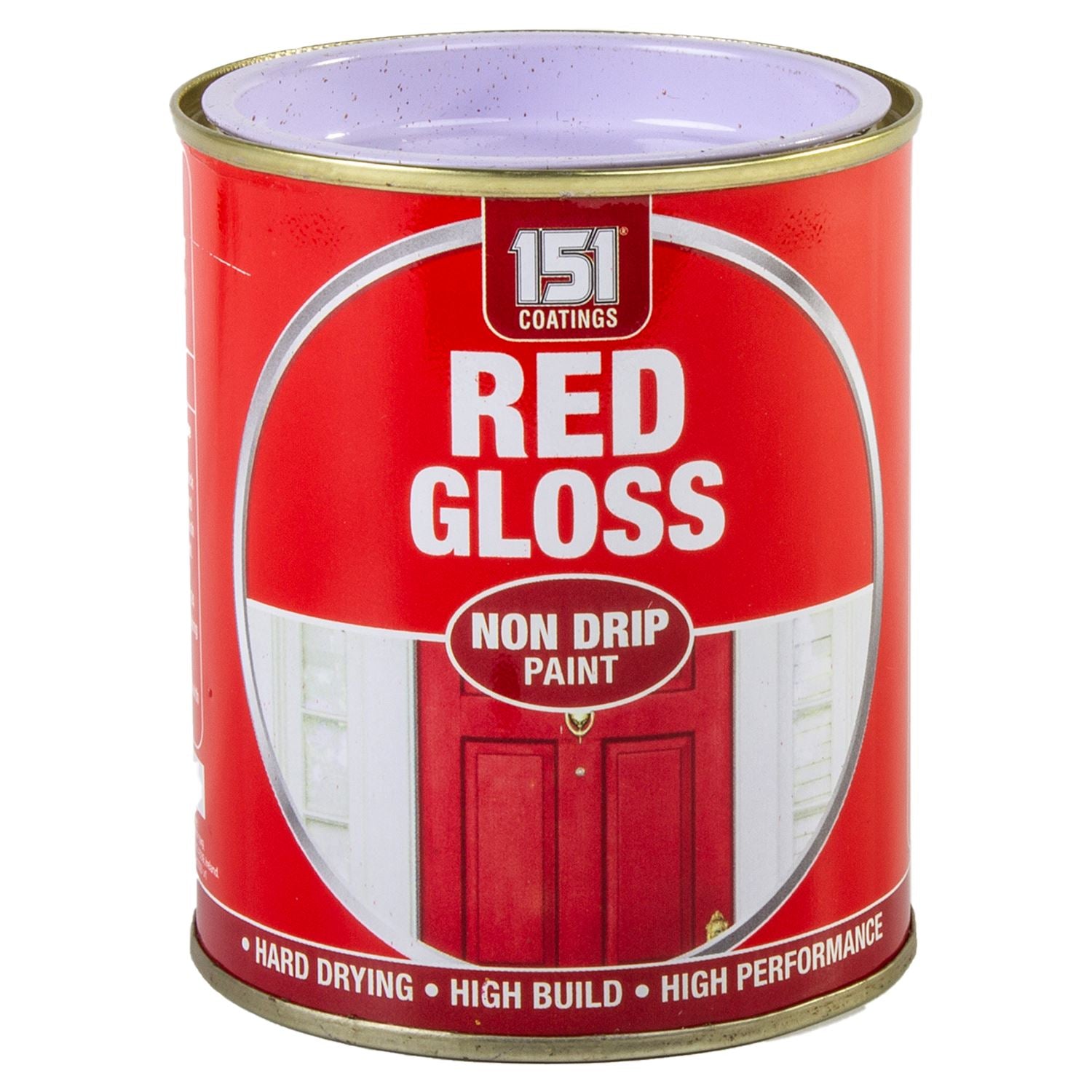 151 Red Gloss Non-Drip Paint 300ml Hard Drying High Performancer