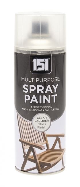 151 All Purpose Clear Lacquer Spray Paint 400ml