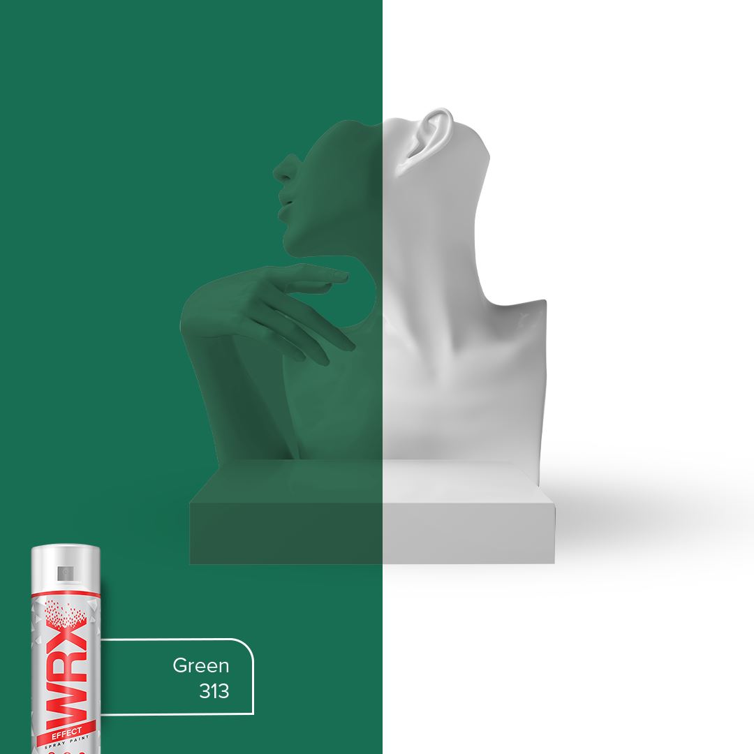 WRX Flat Green 313 Spray Paint Acrylic 400ml
