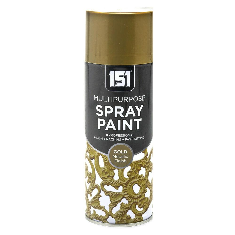 151 All Purpose Gold Metallic Spray Paint 400ml