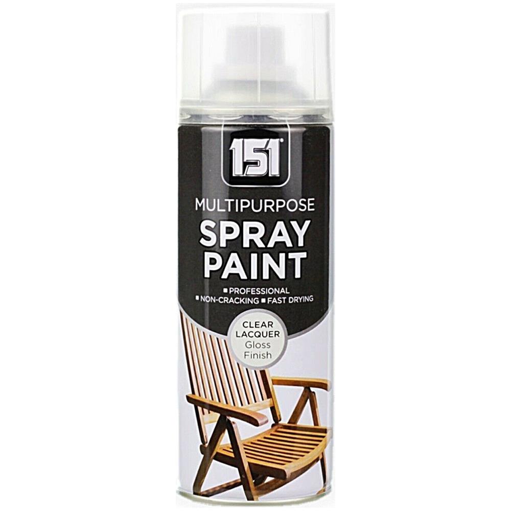 151 All Purpose Clear Lacquer Spray Paint 400ml