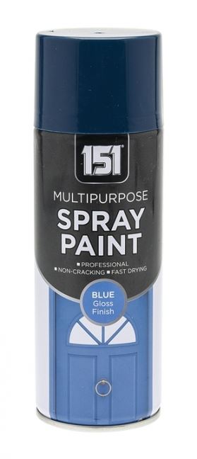 151 All Purpose Blue Gloss Spray Paint 400ml