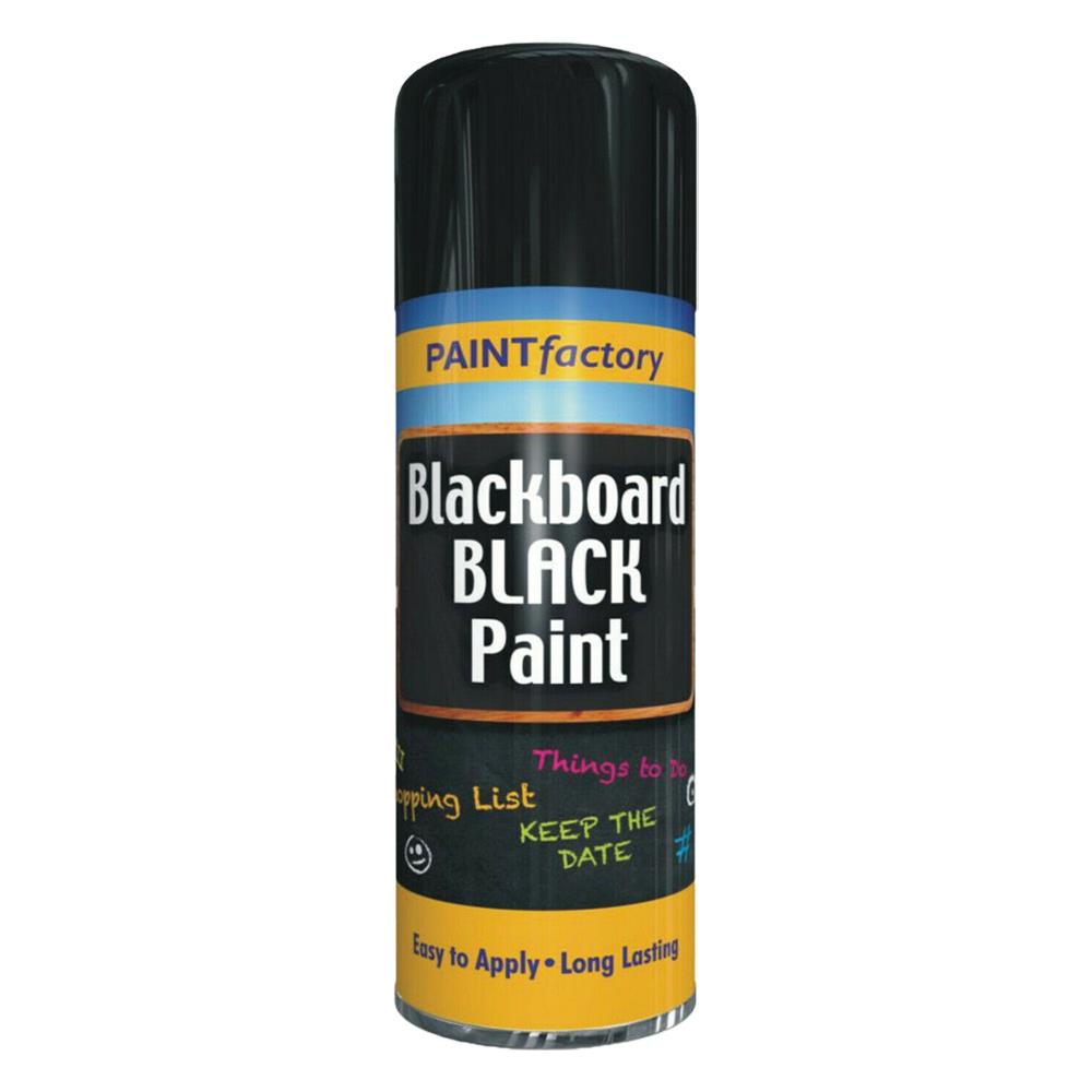 Black Blackboard Spray Paint Smooth Touch Metal Wood Aerosol Spray Paint 200ml