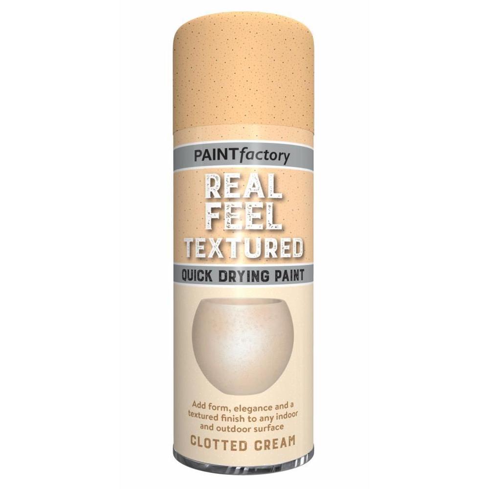 Textured Effect Cream Spray Paint 400ml - Paint Factory
