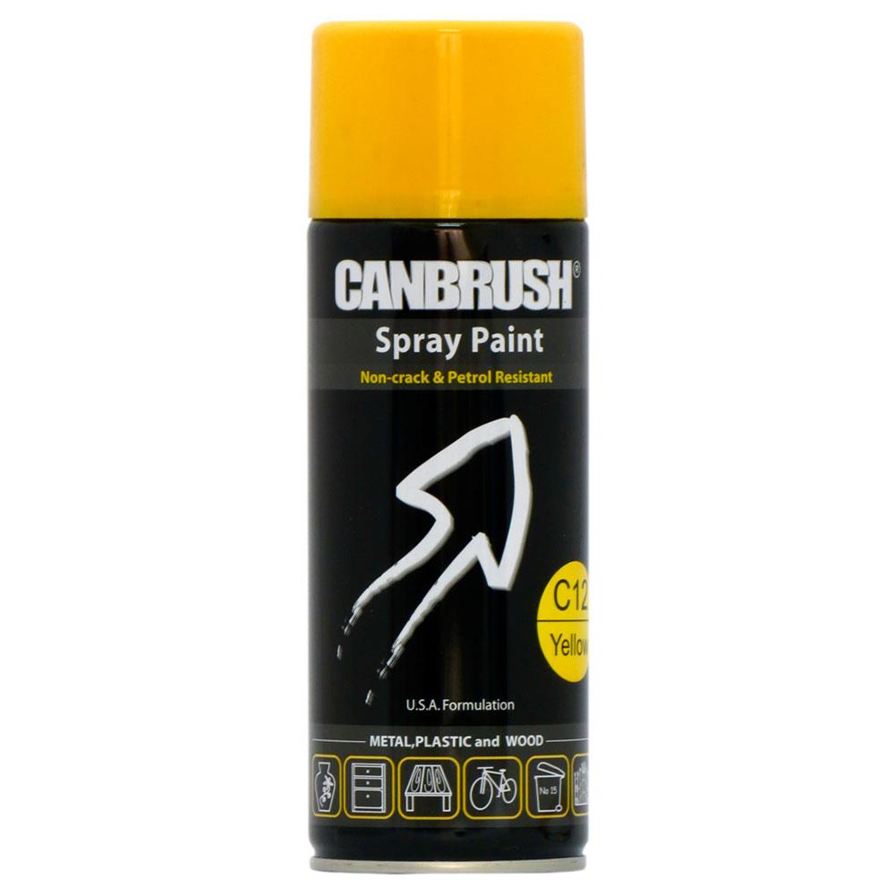 Canbrush C12 Yellow Spray Paint 400ml