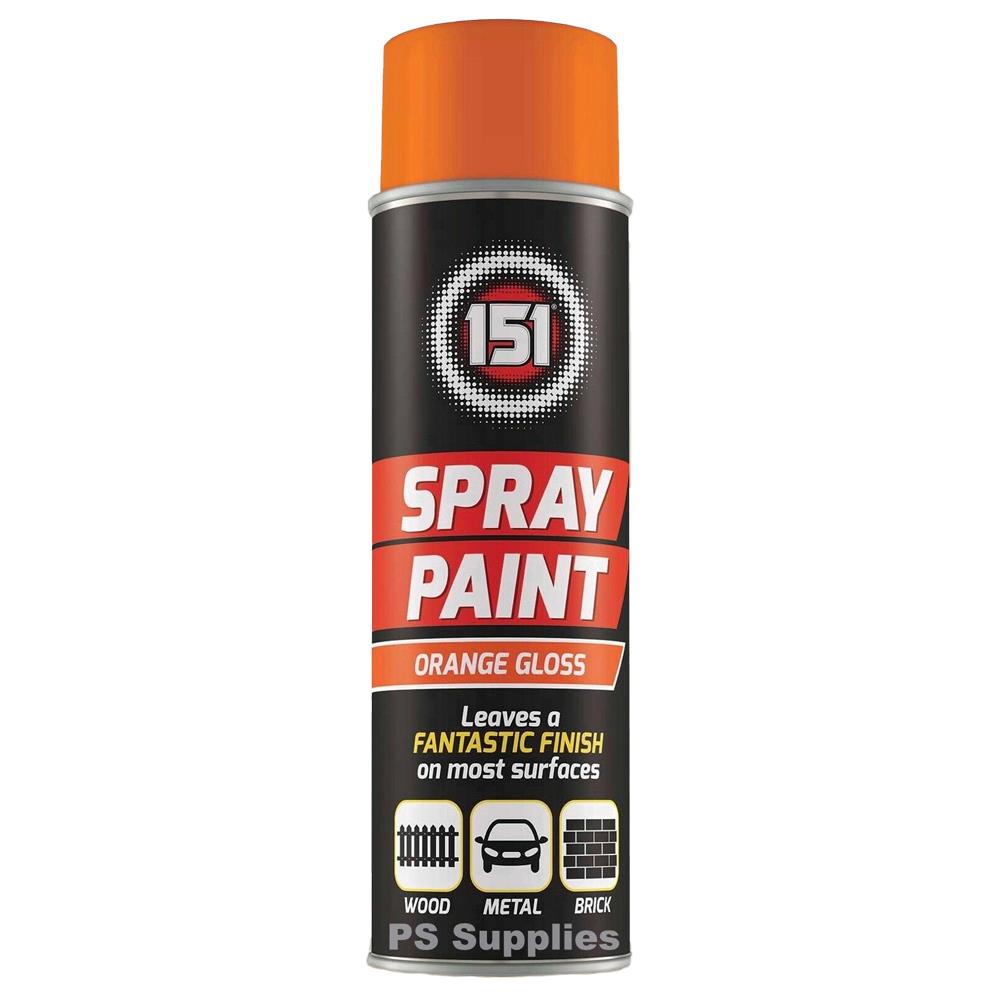 151 Orange Gloss Spray Paint 250ml
