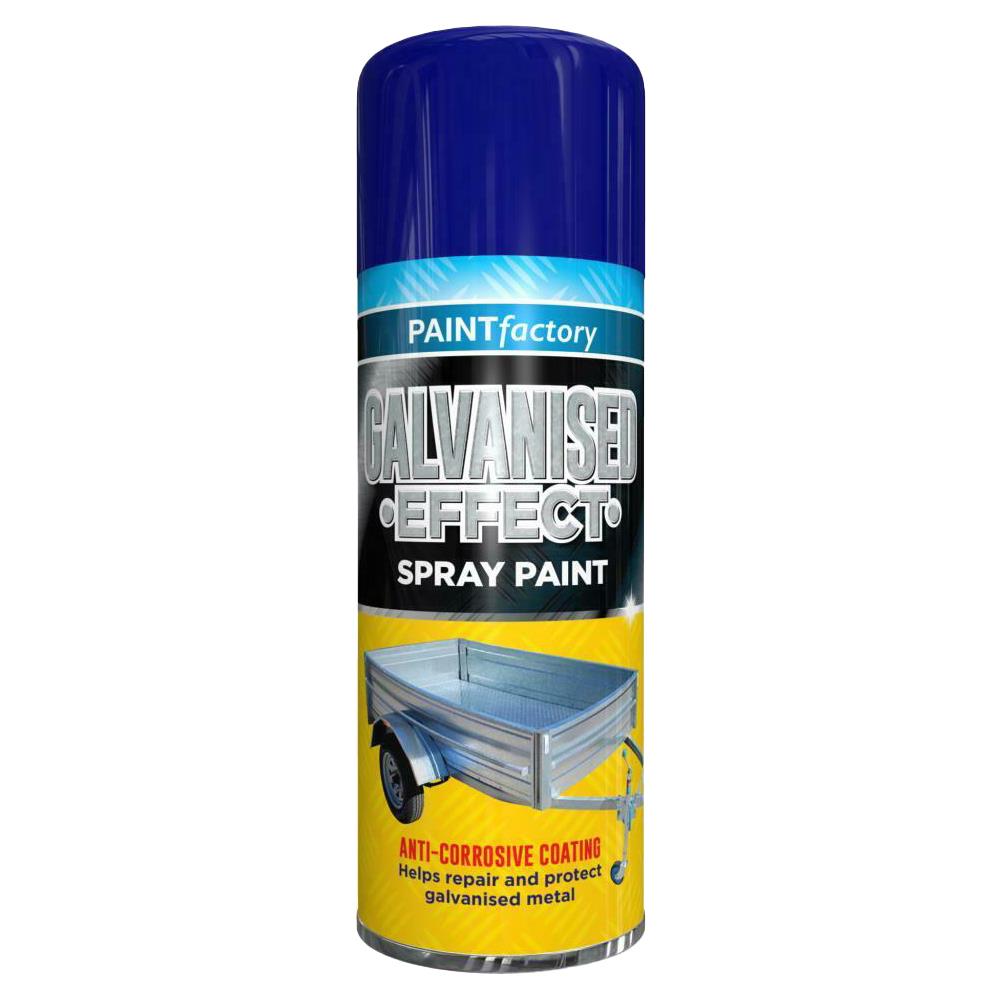 Galvanised Effect Spray Paint 400ml - Paint Factory