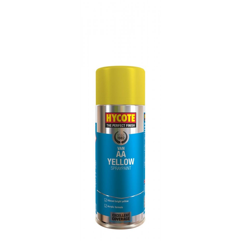 Hycote AA Van Yellow Spray Paint 400ml