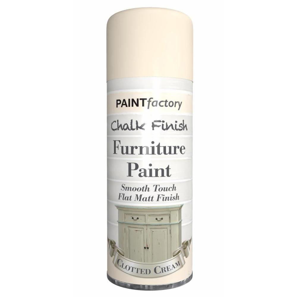 Chalk Clotted Cream Spray Paint 400ml - Paint Factory