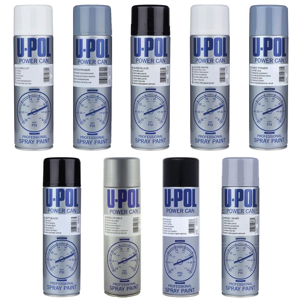 Upol Power Can Aerosol Professional Spray Paint Top Coat 500ml