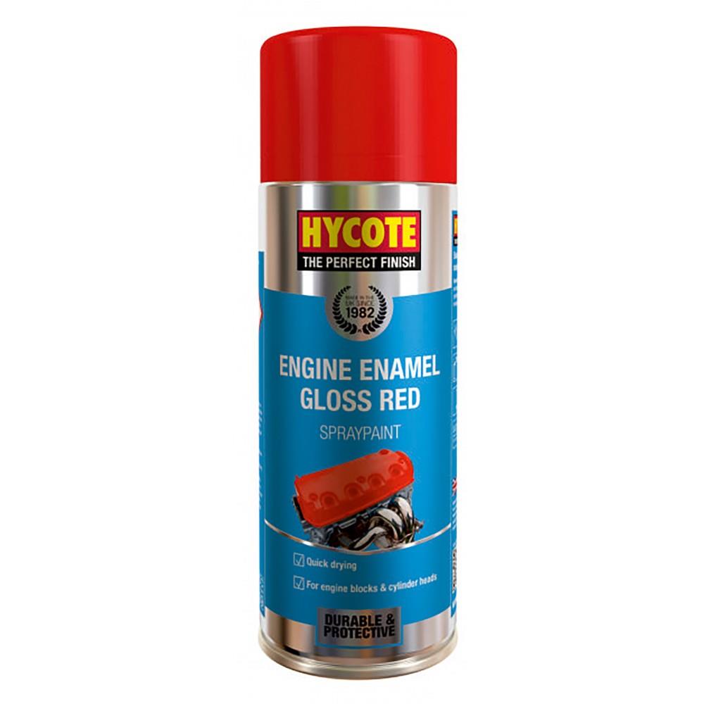 Hycote Engine Enamel Red Spray Paint 400ml