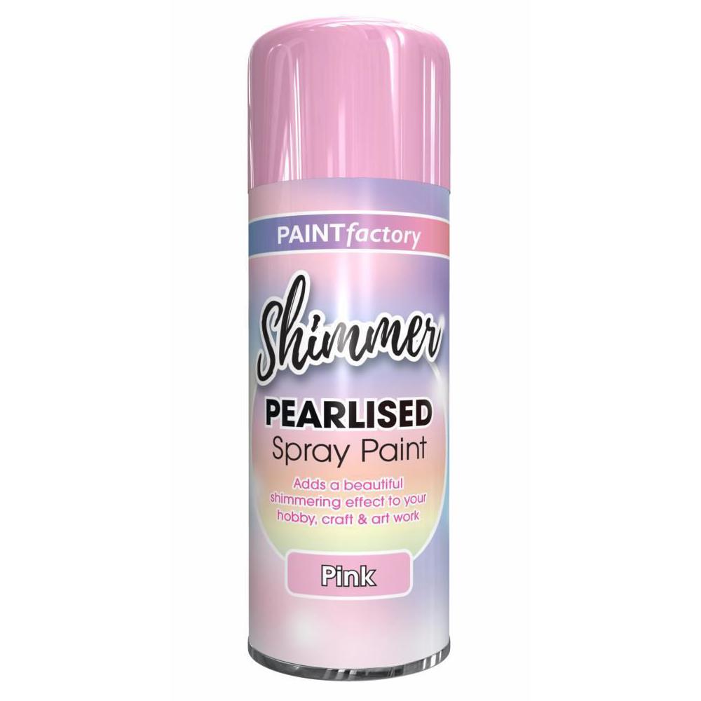 Pearlised Pink Spray Paint 400ml - Paint Factory