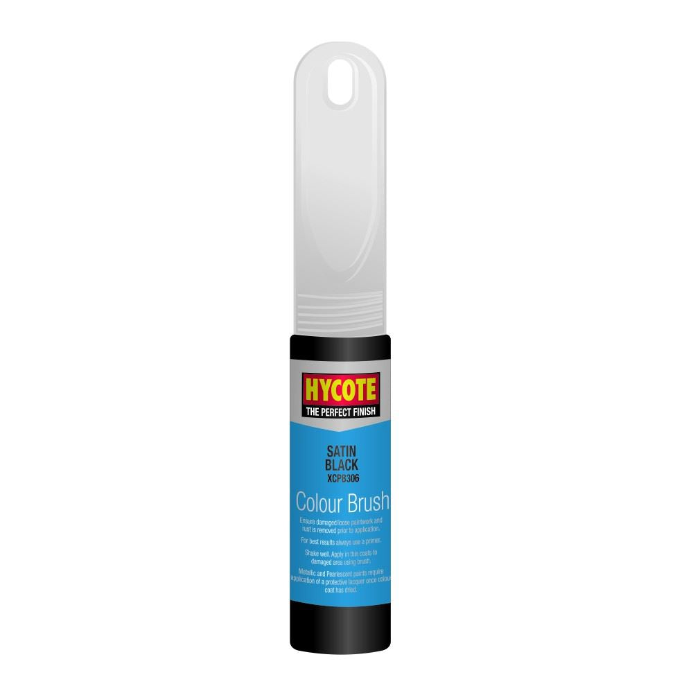 Hycote Satin Black Colour Brush 12.5ml