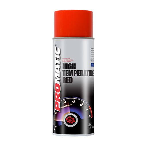 Promatic Red High Temperature Aerosol Spray Paint 400ml