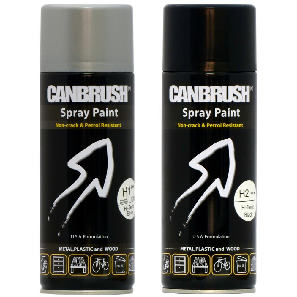 Canbrush High Temperature Spray Paint 400ml