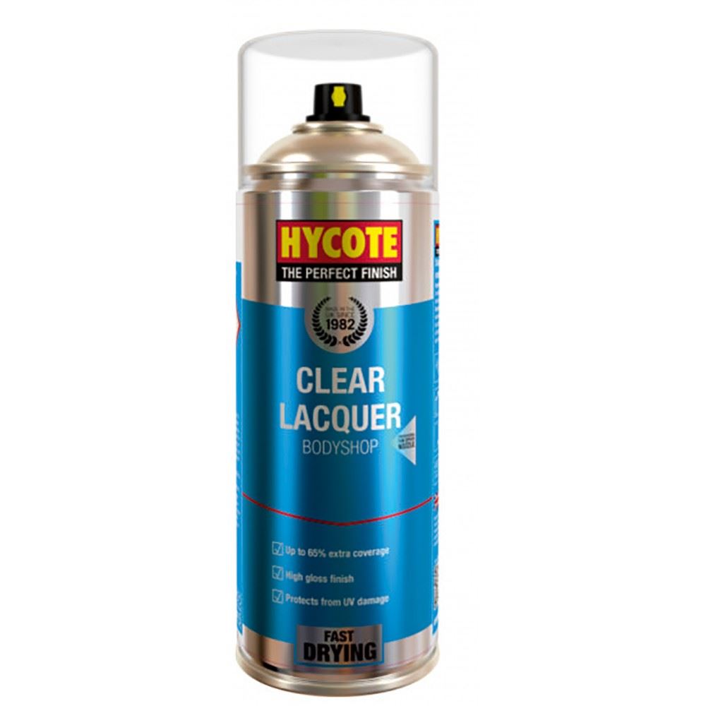 Hycote Bodyshop Clear Lacquer Spray Paint 400ml