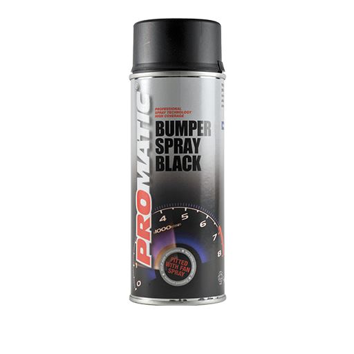 Promatic Bumperspray Black Aerosol Spray Paint 400ml