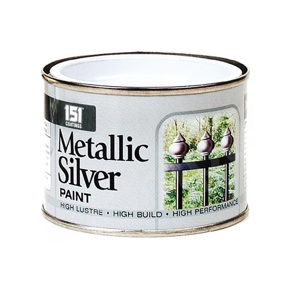 151 Metallic Silver Paint Tin 180ml