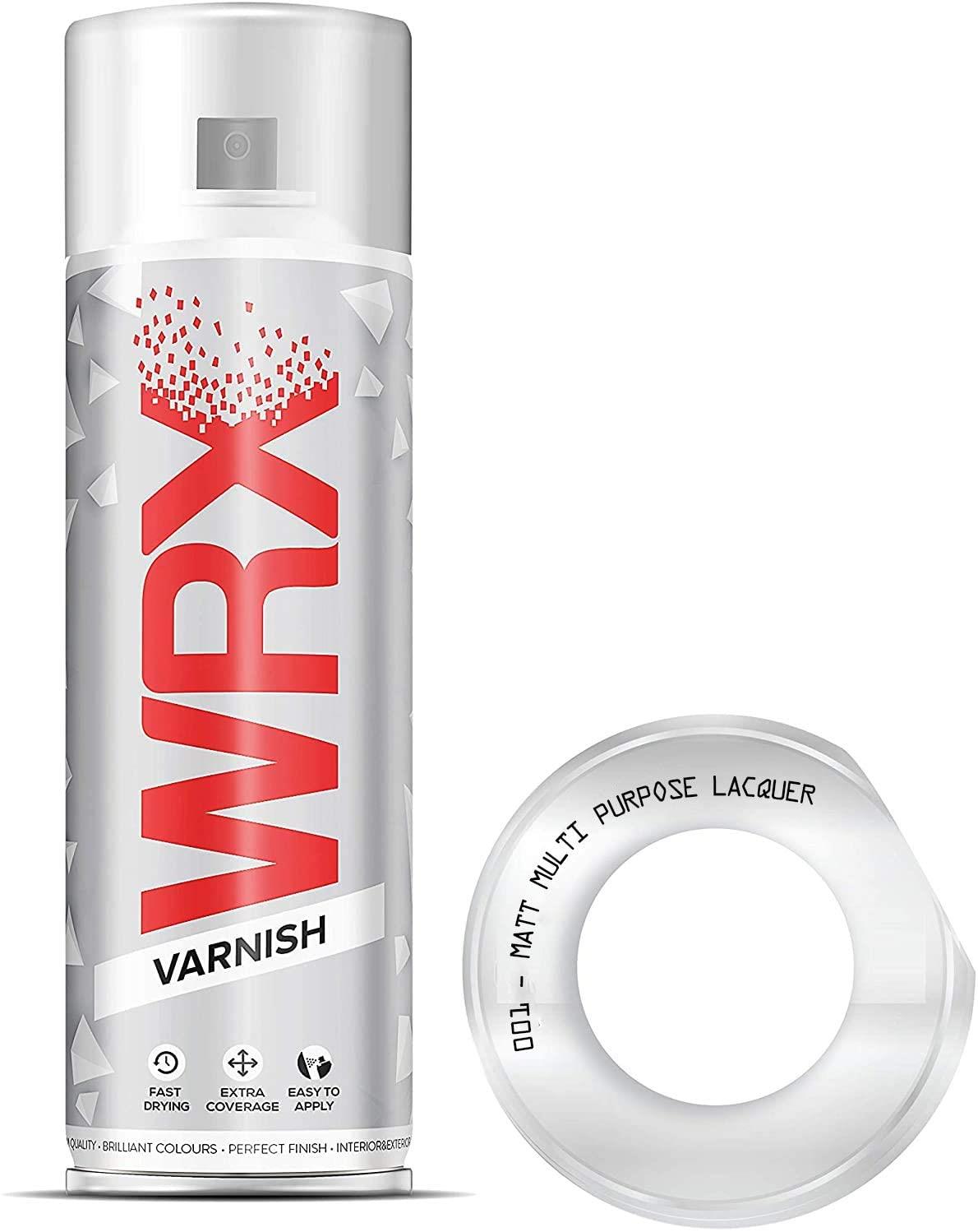 WRX Matt Varnish 001 Spray Paint Lacquer 400ml