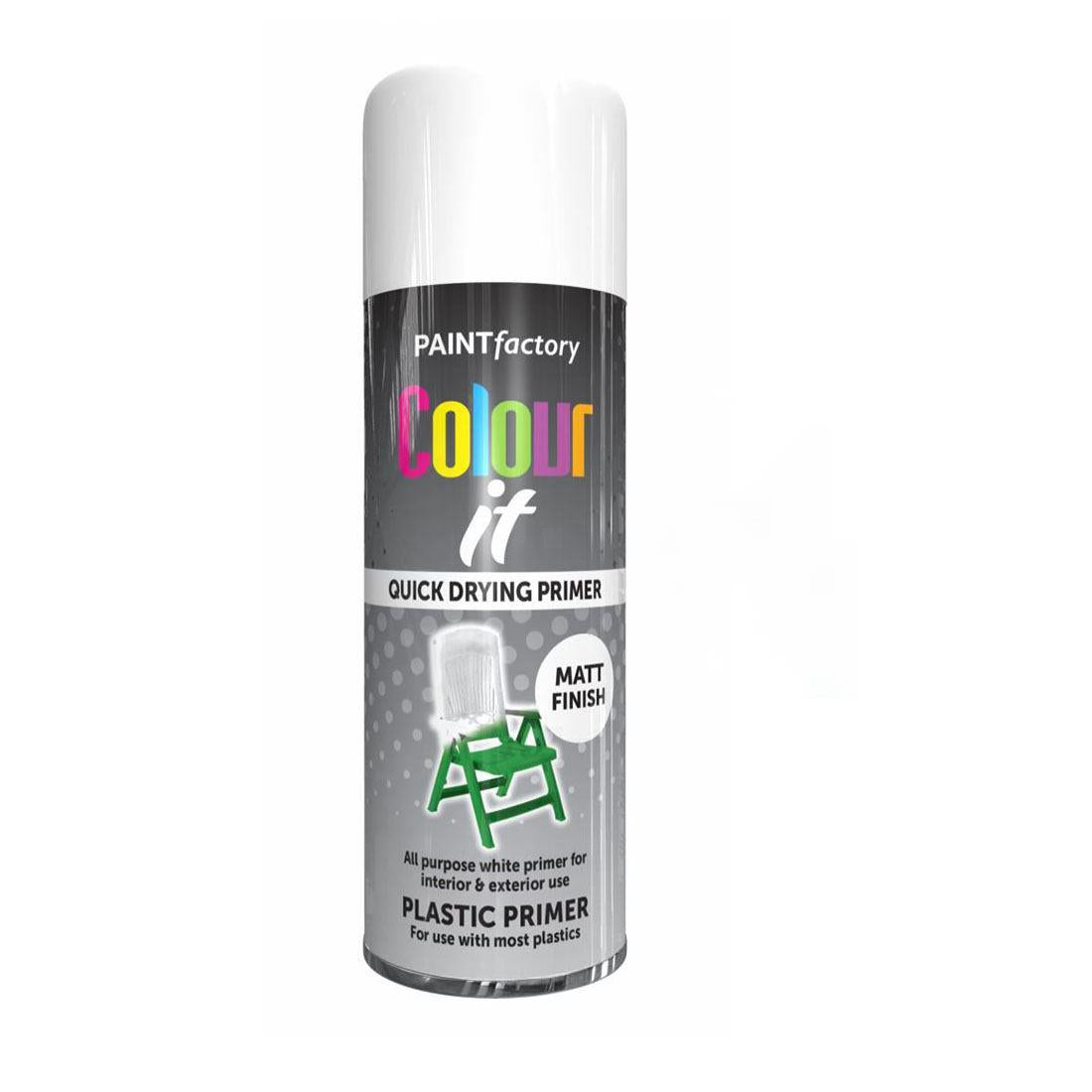 Plastic Primer Spray Paint 400ml - Paint Factory