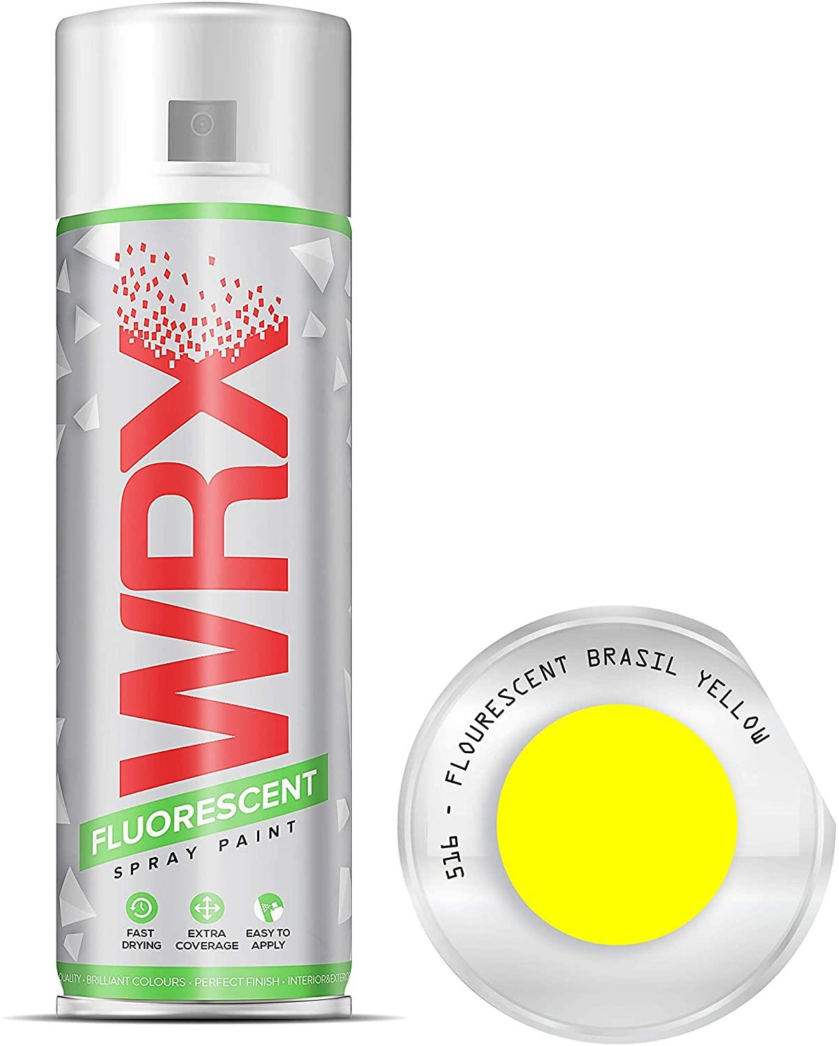 WRX Fluorescent Brazil Yellow 516 Spray Paint 400ml