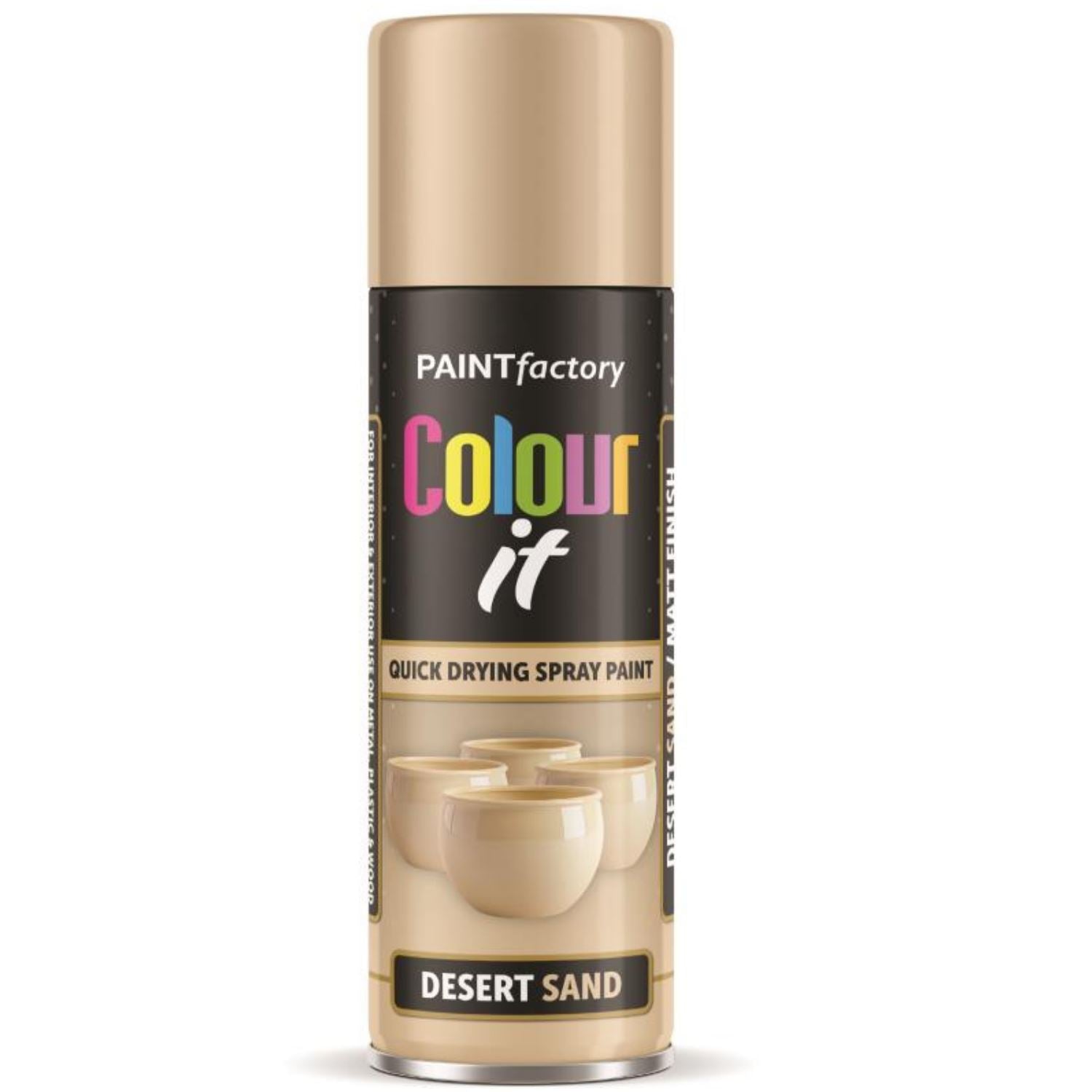Desert Sand Matt Spray Paint 250ml - Paint Factory