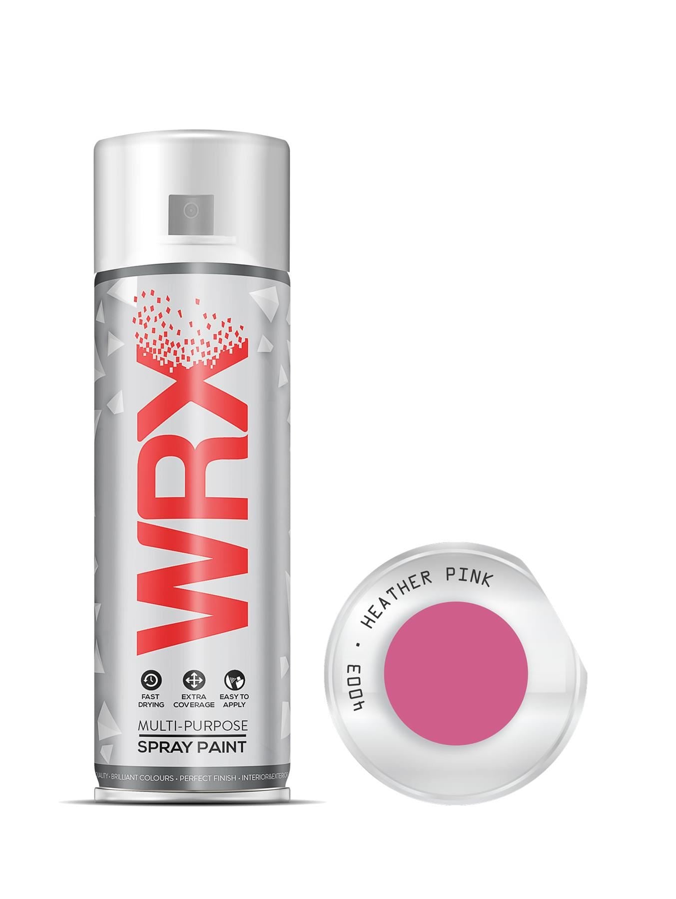WRX Heather Pink Multi Purpose Spray Paints 400ml
