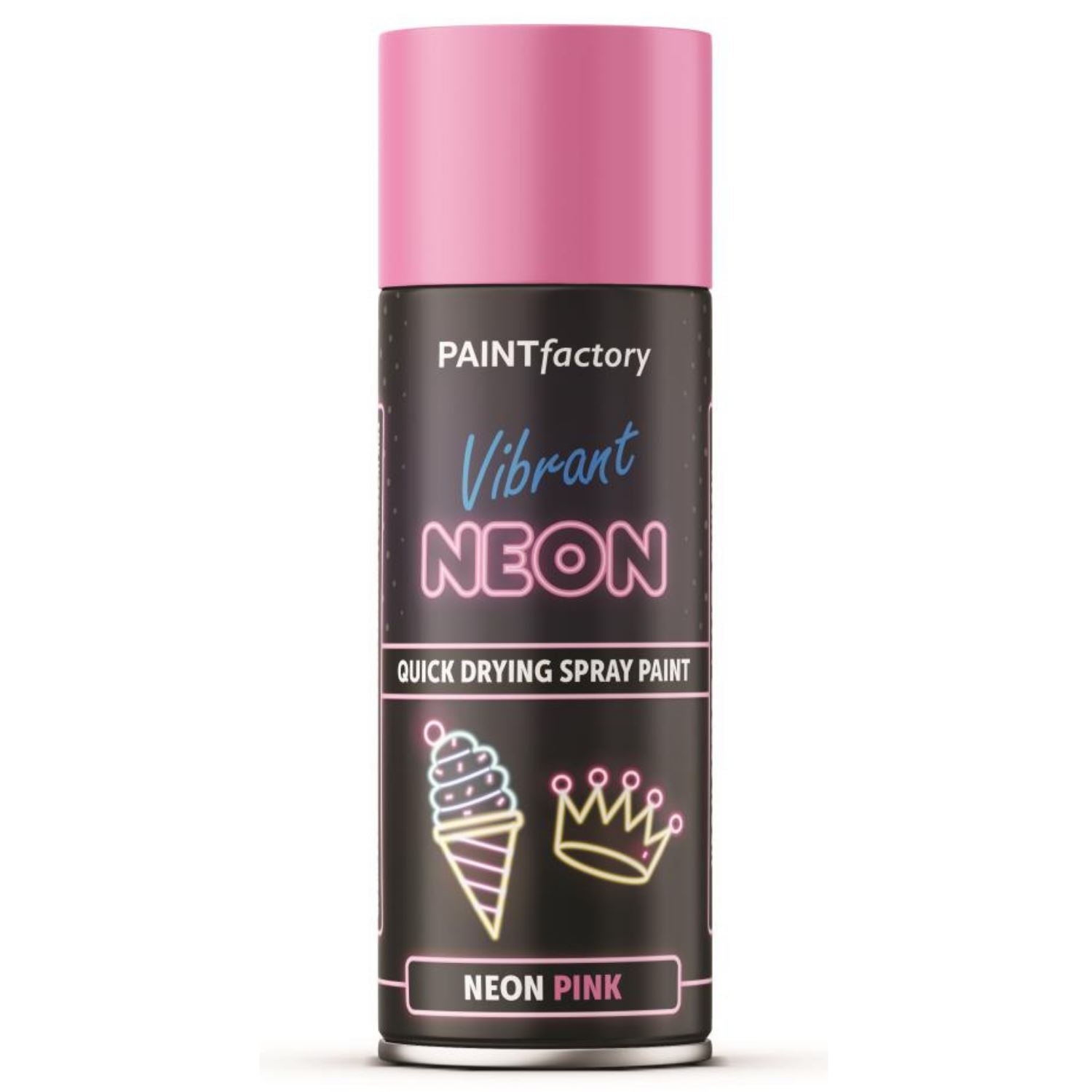 All Purpose Neon Pink Spray Paint 400ml - Paint Factory