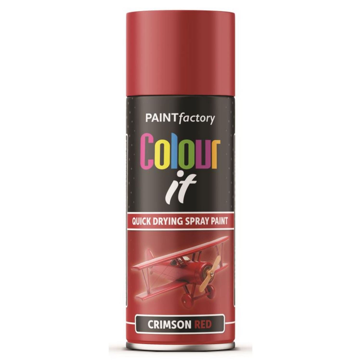 Crimson Red Gloss Spray Paint 400ml - Paint Factory
