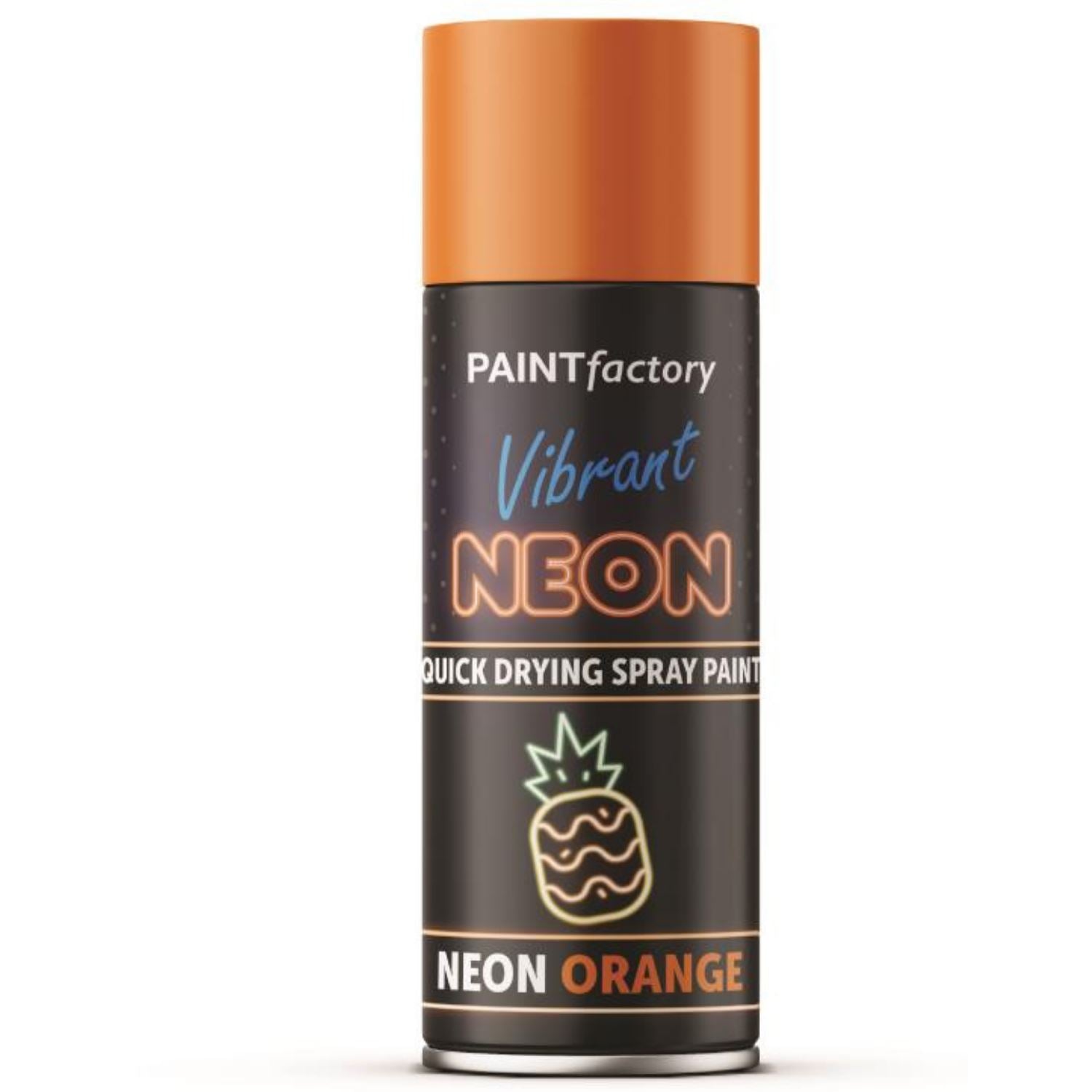 Fluorescent Neon Orange Spray Paint 200ml - Paint Factory