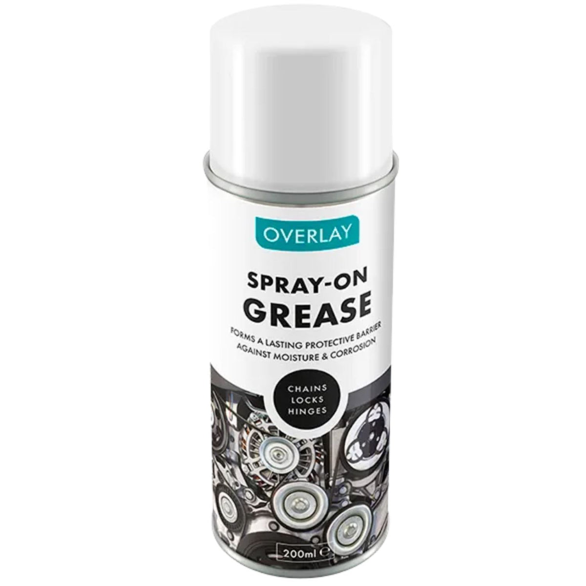 Overlay Multi Purpose Clear Spray Grease high Performance Lubricant 200ml