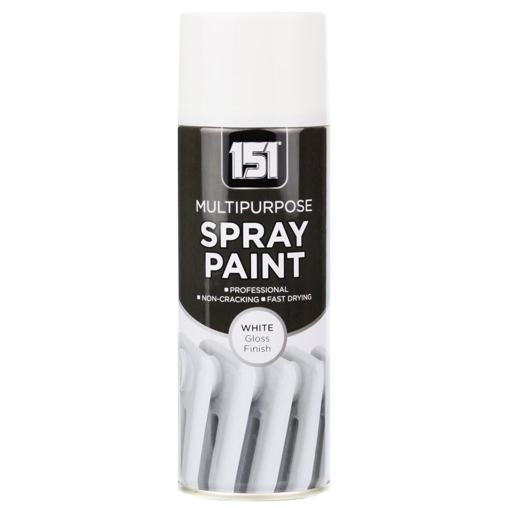 151 All Purpose White Gloss Spray Paint 400ml