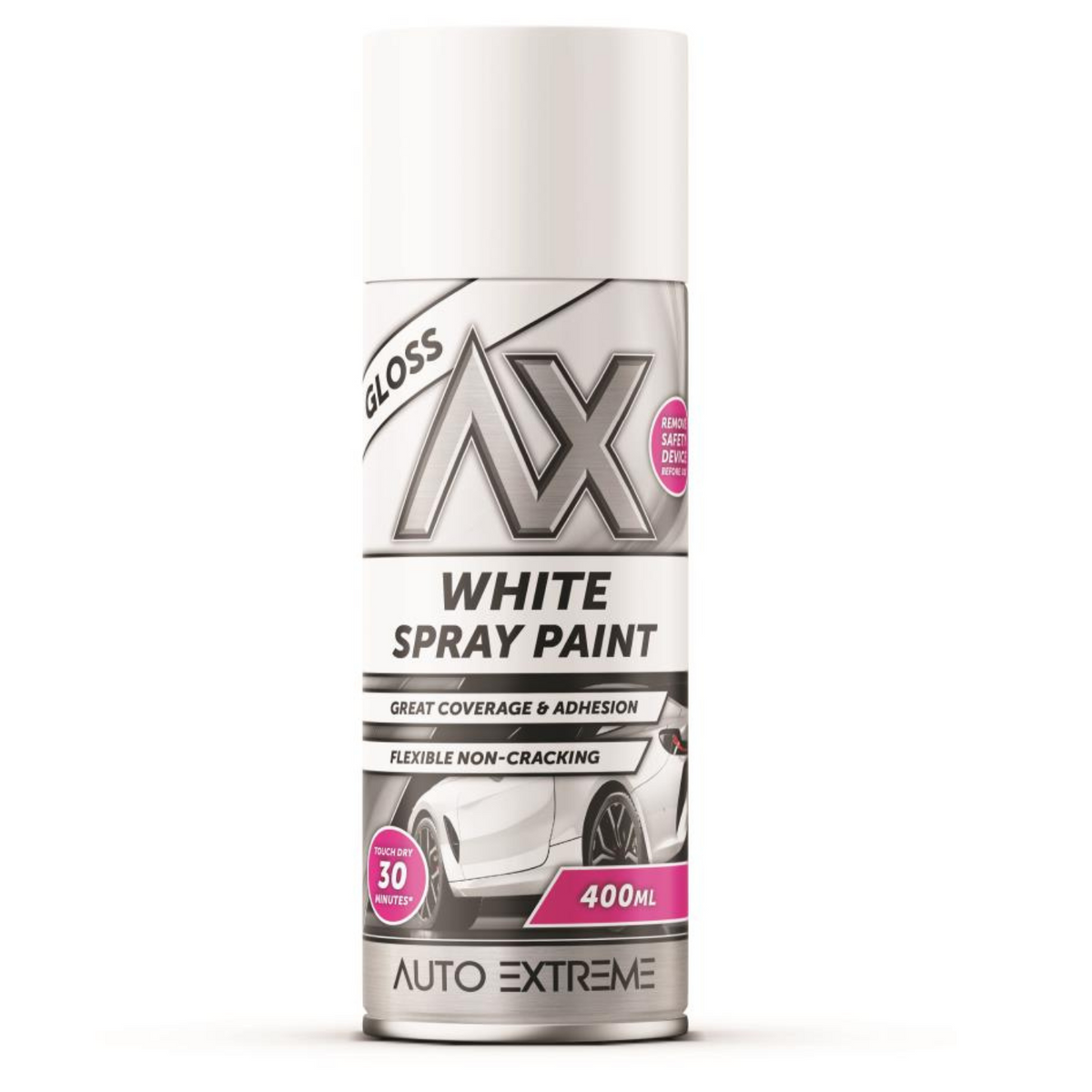 White Gloss Spray Paint 400ml - Auto Extreme