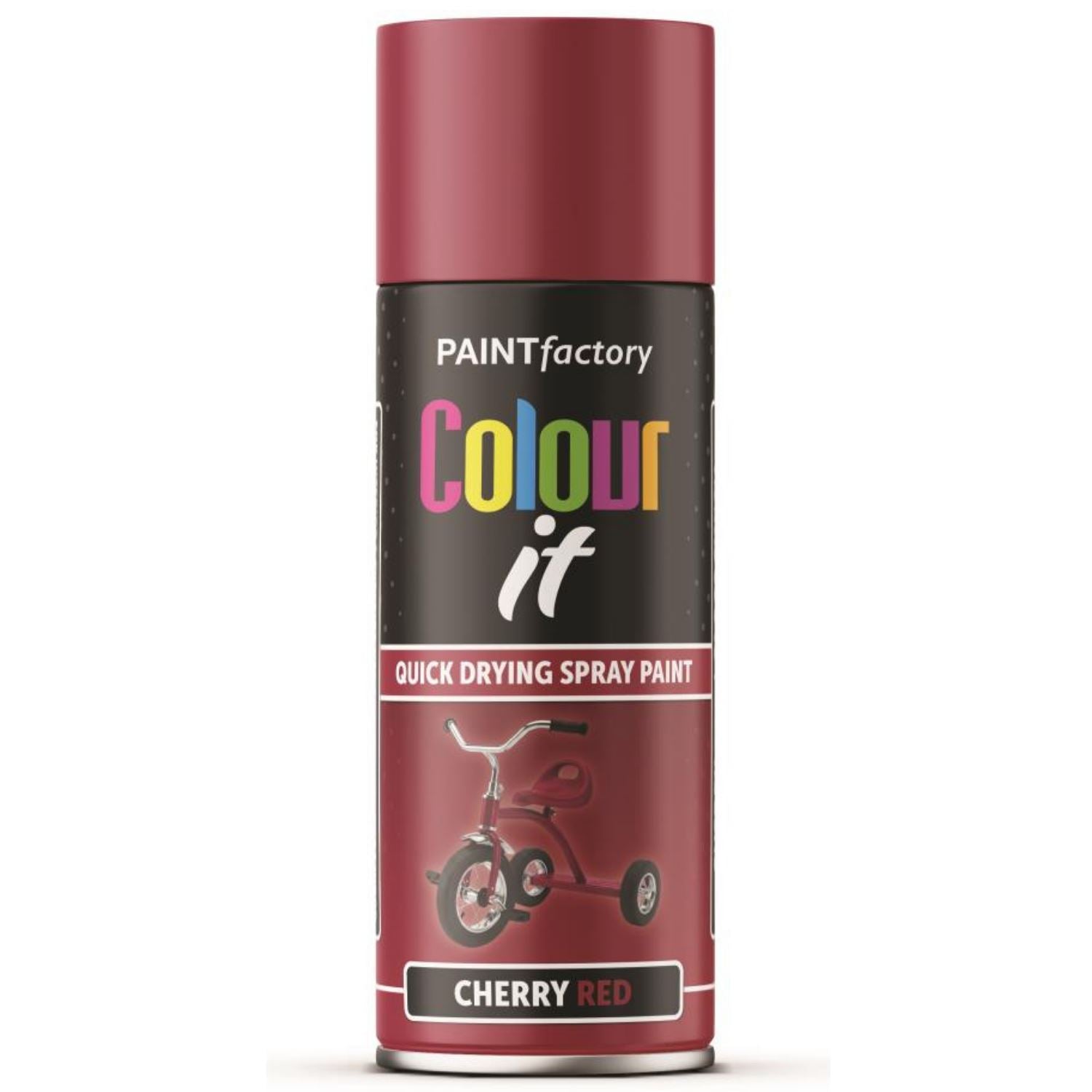 Cherry Red Gloss Spray Paint 400ml - Paint Factory