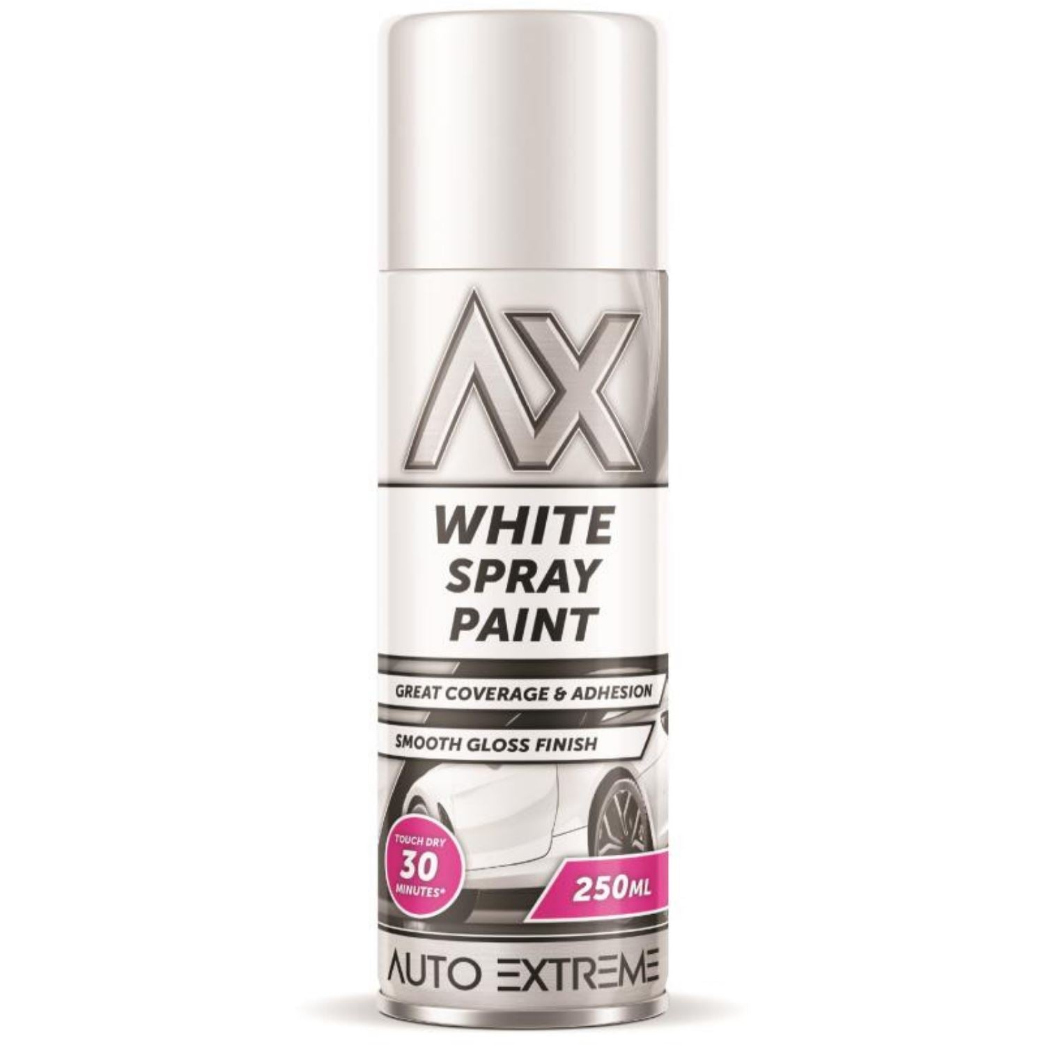Auto White Gloss Spray Paint 250ml - Auto Extreme