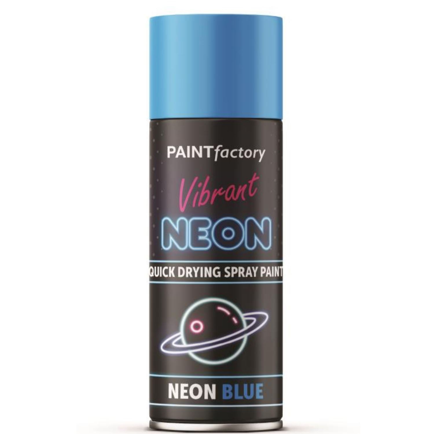 Fluorescent Neon Blue Spray Paint 200ml - Paint Factory