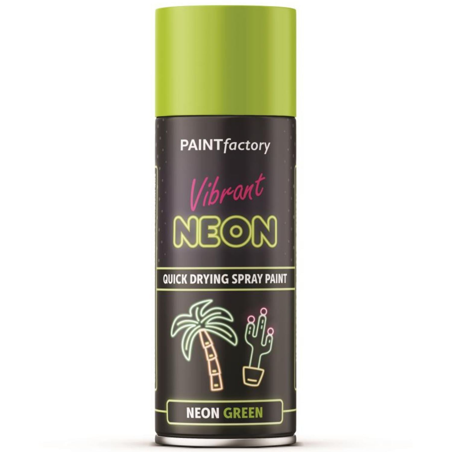 All Purpose Neon Green Spray Paint 400ml - Paint Factory