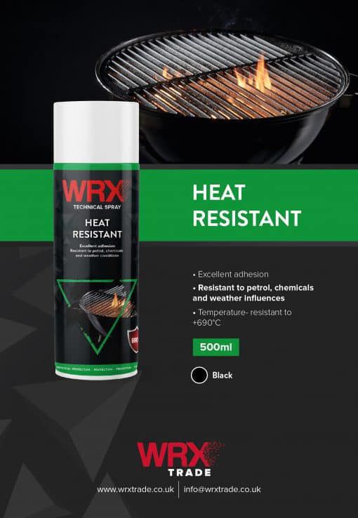 WRX Heat Resistant Black Multi Purpose Spray 400ml