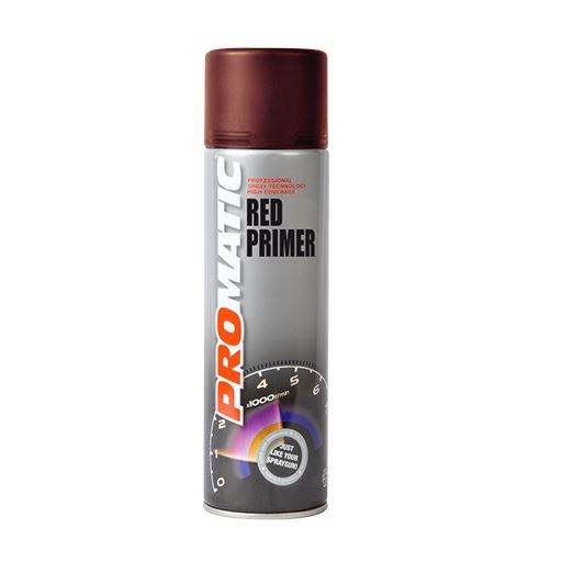 Promatic Red Primer Aerosol Spray Paint 500ml