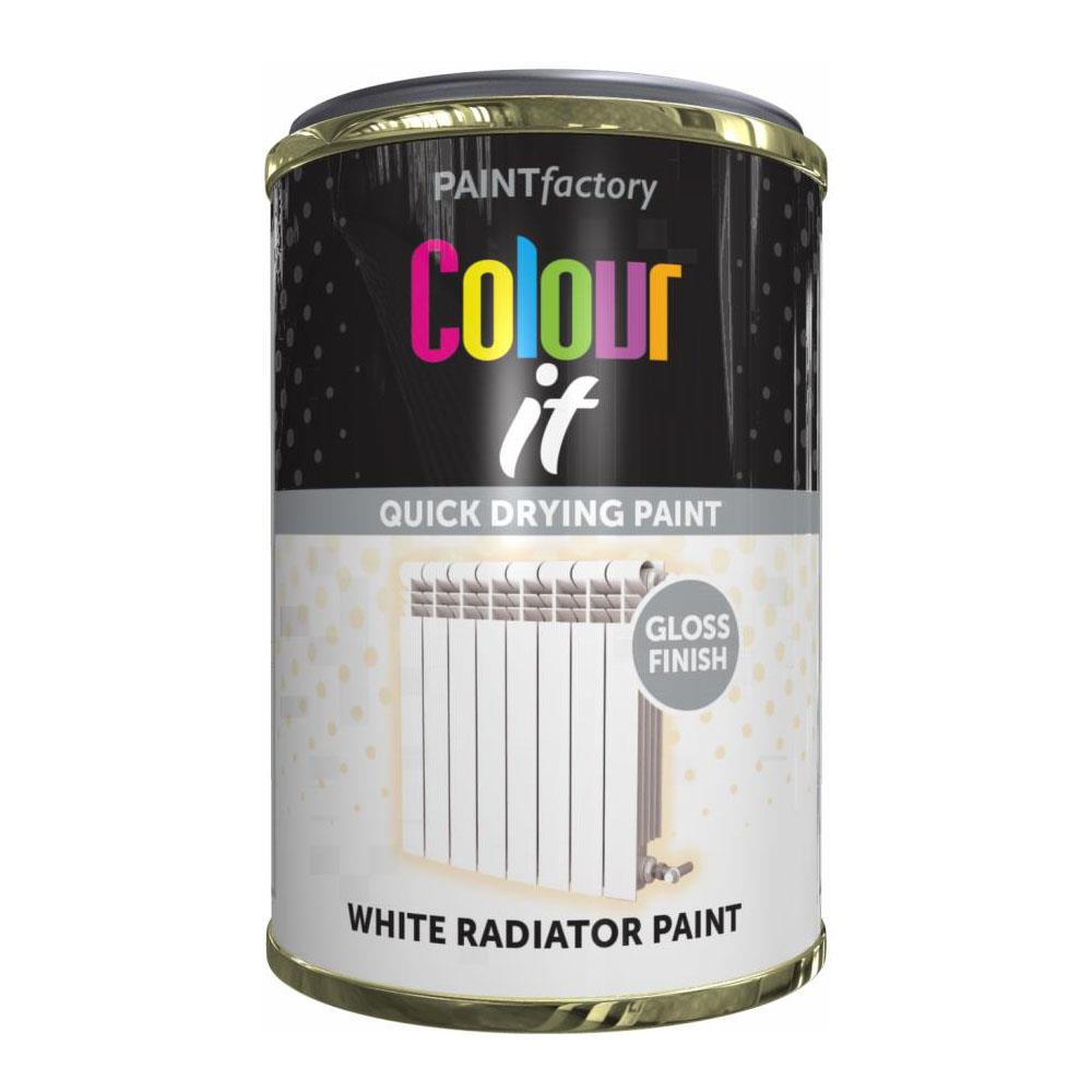 Paint Factory White Radiator Gloss Tin Paint 300ml